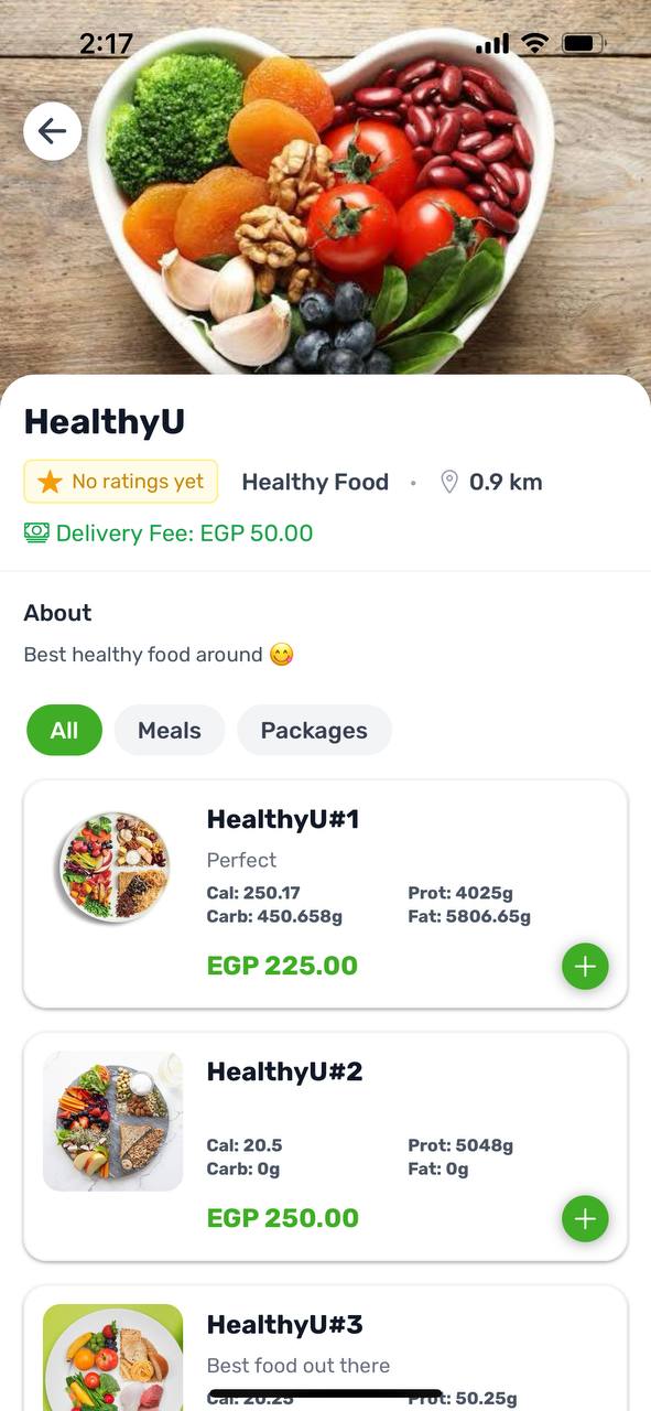 Restaurant Page