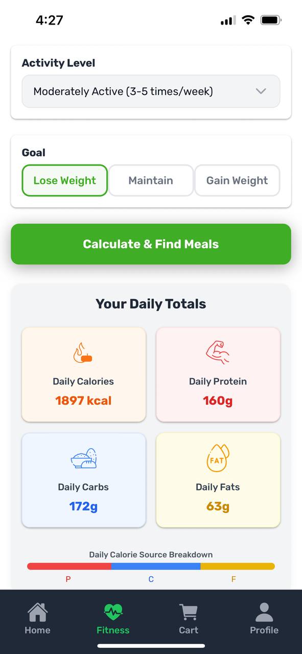 Fitness Calculator 2
