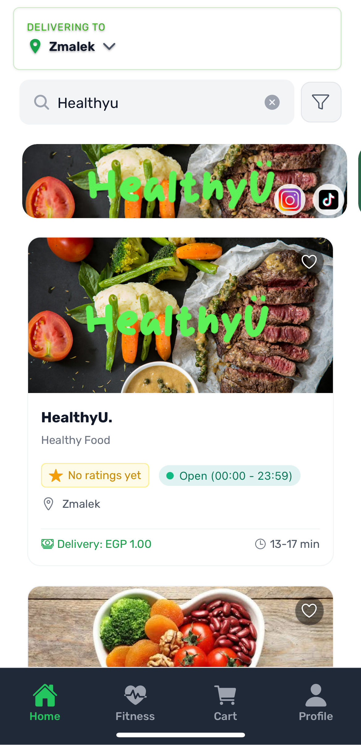 Restaurant Page